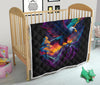 Eagle Colorful Quilt Twin Queen King Size 57
