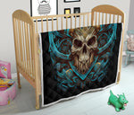 Skull Viking Quilt Twin Queen King Size 136