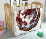 Dragon 3D Quilt Twin Queen King Size 46