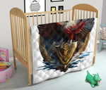 Eagle 3D Quilt Twin Queen King Size 56