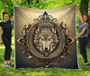 Native Wolf Quilt Twin Queen King Size 96