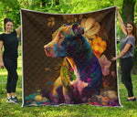 Pitbull Quilt Twin Queen King Size 122