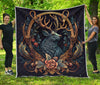 Deer Hunting Gold Quilt Twin Queen King Size 29