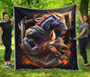 Denver Broncos Team Quilt Twin Queen King Size 39