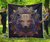 Bear Mandala Native American Quilt Twin Queen King Size 15