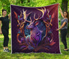 Deer Hunting Fantatic Quilt Twin Queen King Size 27