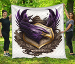 Baltimore Ravens Team Quilt Twin Queen King Size 12