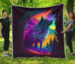 Wolf Quilt Twin Queen King Size 143