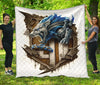 Detroit Lions Team Quilt Twin Queen King Size 40