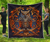 Owl With Tree Quilt Twin Queen King Size 107