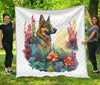 German Shepherd Dog Quilt Twin Queen King Size 66