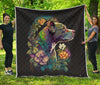 Pitbull Flower Quilt Twin Queen King Size 118