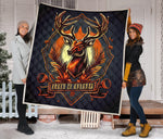 Deer Hunting Quilt Twin Queen King Size 22