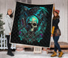 Skull 3D Quilt Twin Queen King Size 128