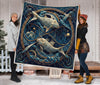 Pisces Zodiac Sign Quilt Twin Queen King Size 112