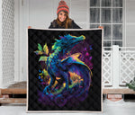 Dragon Colorful Quilt Twin Queen King Size 49