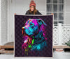 Pitbull Vector Quilt Twin Queen King Size 121