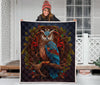 Owl On Tree Quilt Twin Queen King Size 106