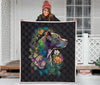 Pitbull Flower Quilt Twin Queen King Size 118