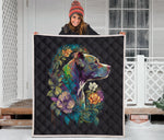 Pitbull Flower Quilt Twin Queen King Size 118