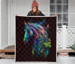 Arabian Horse Graphic Quilt Twin Queen King Size 11