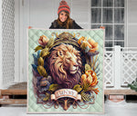 Lion 3D Quilt Twin Queen King Size 81