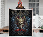 Skull Viking Quilt Twin Queen King Size 133