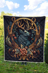 Deer Hunting Gold Quilt Twin Queen King Size 29