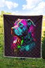 Pitbull Vector Quilt Twin Queen King Size 121