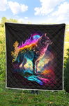 Wolf Quilt Twin Queen King Size 147