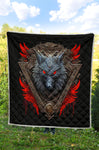 Angry Wolf Quilt Twin Queen King Size 9