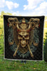 Skull Viking Quilt Twin Queen King Size 135