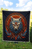 Native American Wolf Quilt Twin Queen King Size 95