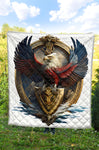 Eagle 3D Quilt Twin Queen King Size 56