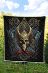 Skull Viking Quilt Twin Queen King Size 133
