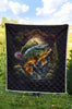 Peacock Bass Fishing Quilt Twin Queen King Size 110