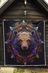 Bear Mandala Native American Quilt Twin Queen King Size 14