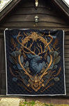 Deer Hunting Gold New Quilt Twin Queen King Size 28