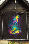 Wolf Color New Quilt Twin Queen King Size 144