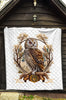 Native American Owl Quilt Twin Queen King Size 92