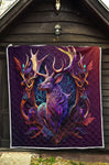 Deer Hunting Fantatic Quilt Twin Queen King Size 27