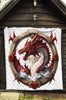 Dragon 3D Quilt Twin Queen King Size 46