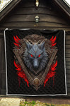 Angry Wolf Quilt Twin Queen King Size 9