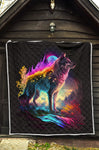 Wolf Quilt Twin Queen King Size 147