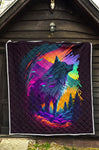 Wolf Quilt Twin Queen King Size 143