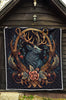 Deer Hunting Gold Quilt Twin Queen King Size 29