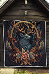 Deer Hunting Gold Quilt Twin Queen King Size 29