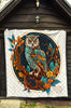 Native American Owl Quilt Twin Queen King Size 91