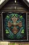 Celtic Cross Irish Quilt Twin Queen King Size 19