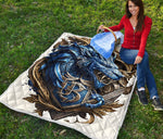 Dragon 3D Quilt Twin Queen King Size 47